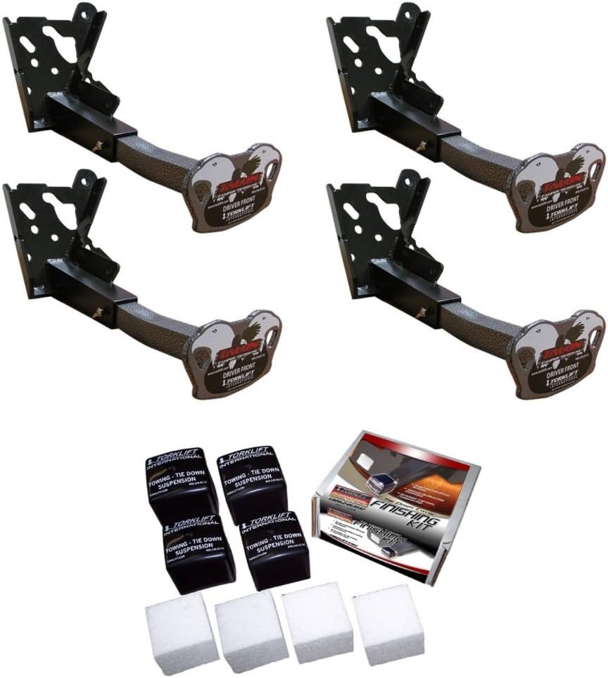 Torklift C2214A C3217A Pairs of Front and Rear Talon Camper Tie Downs for Chevrolet Silverado 2500 3500 GMC Sierra 2500 3500