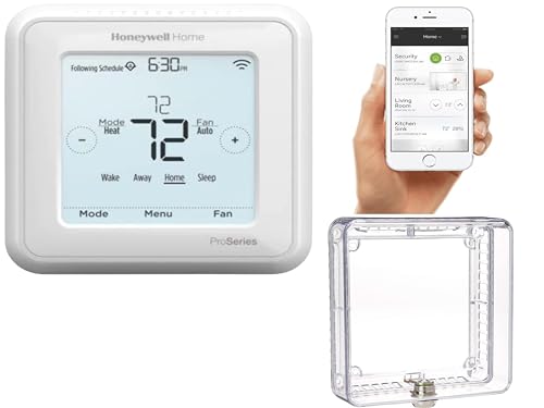 Honeywell TH6220WF2006/U Lyric T6 Pro Wi-Fi Programmable Thermostat, 1 Pack, Playhardest Cloth Bundle