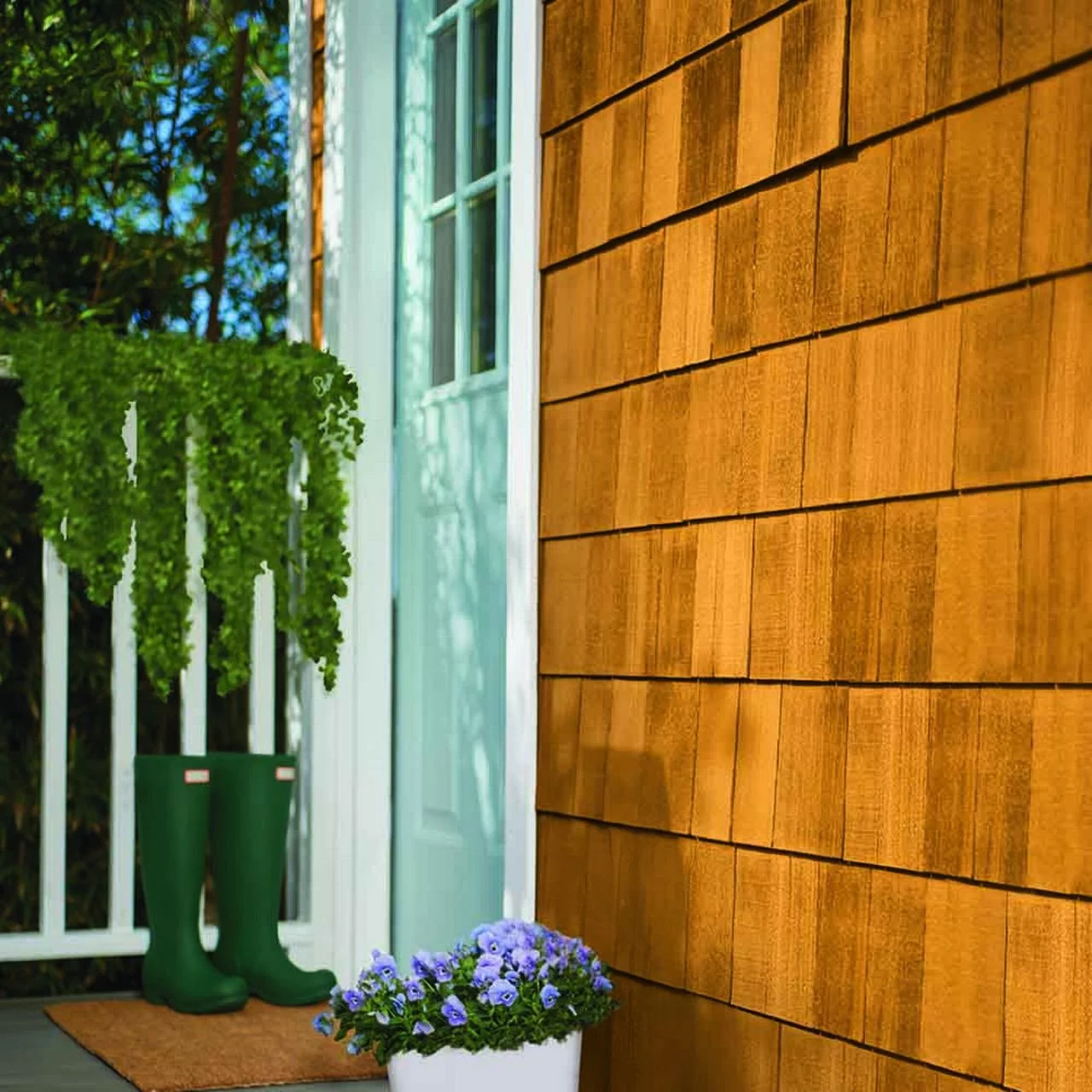 Flood CWF-UV Wood Stain, Transparent Natural Finish, 5 Gallon