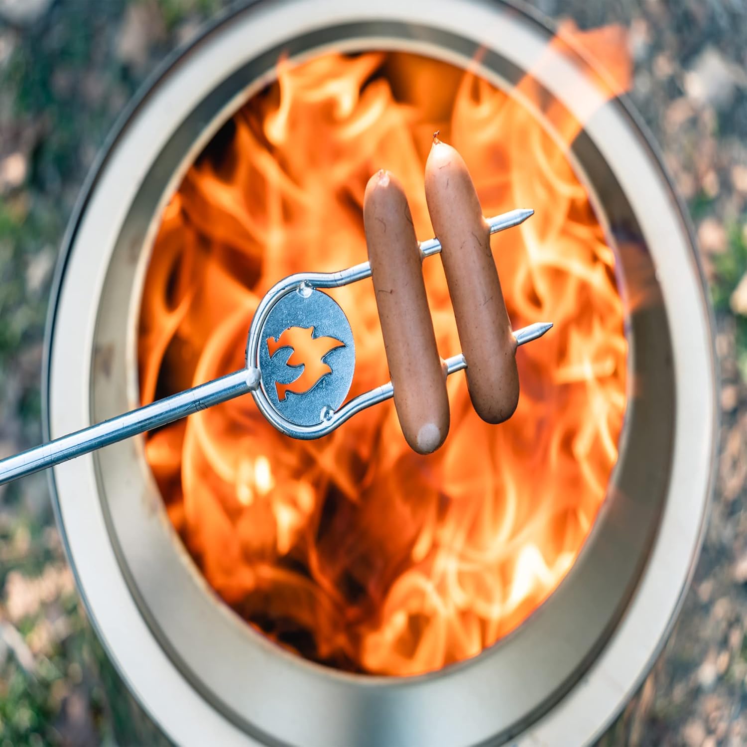 Solo Stove Ranger Stainless Steel Smokeless Fire Pit Camping Accessories Portable Fire Pit | 15x12.5 Inch Fire Pit for Outdoor Fireplace