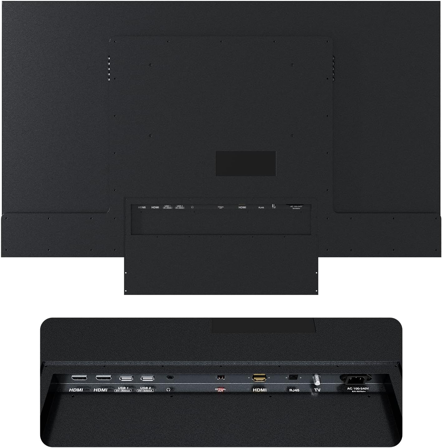 SYLVOX Outdoor TV with Soundbar, 4K QLED Outdoor TV 43" 2000 Nits Full Sun, Outdoor Smart Television with Voice Control & Chromecast Built-in, IP55 Weatherproof TV for Outside (Pool Pro QLED Series)