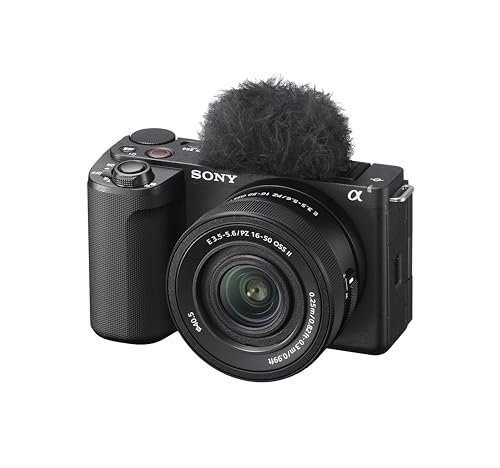 Sony Alpha ZVE10 II - APS-C Interchangeable Lens Mirrorless Content Creators’ Camera - Black - Body Only