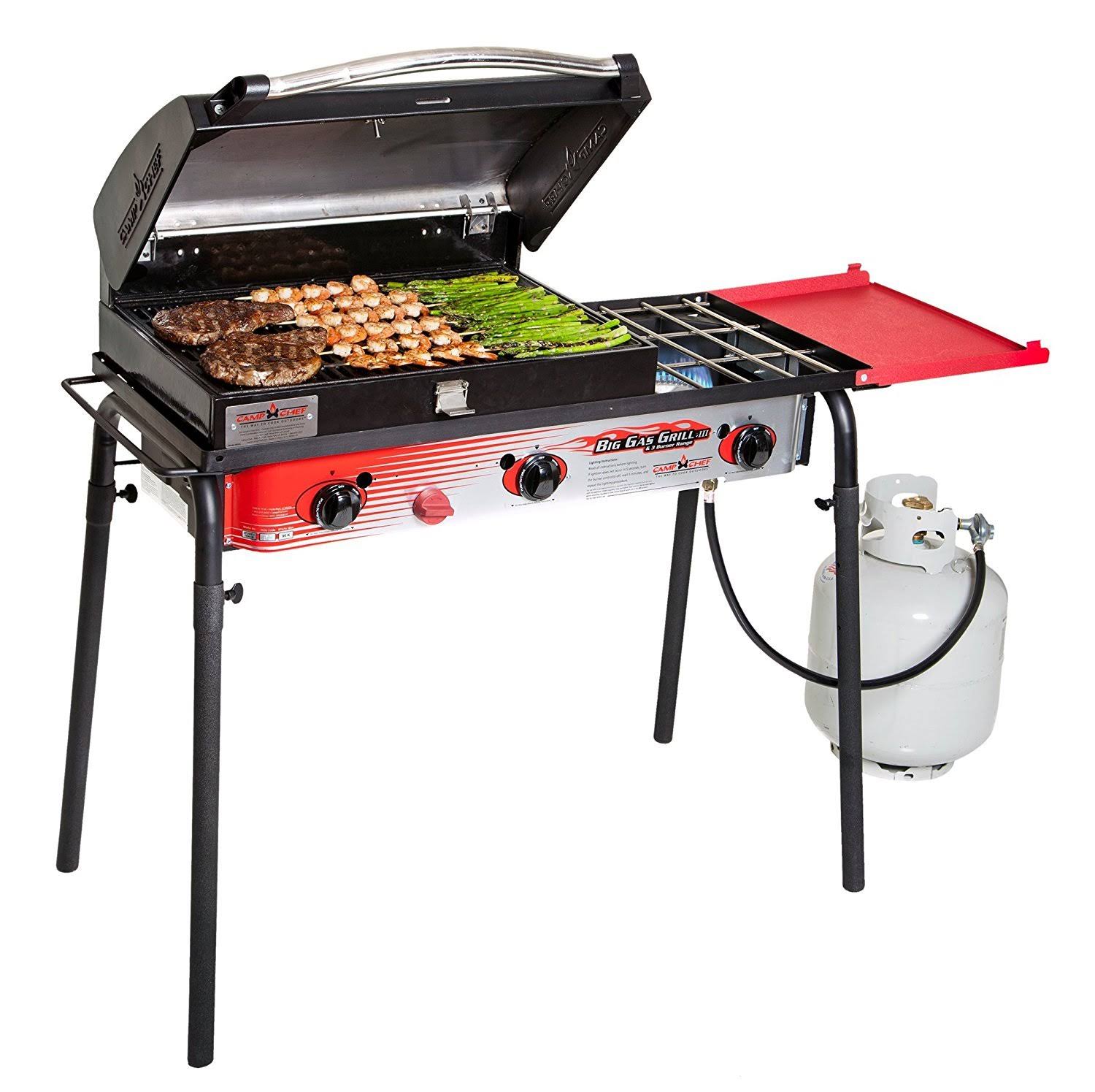Camp Chef Professional Barbecue Grill Box for 3 Burner Stove