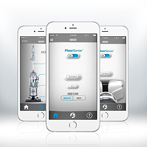Hoover React Powered Reach Plus Bagless Upright Vacuum Cleaner, with Portable Lift Canister