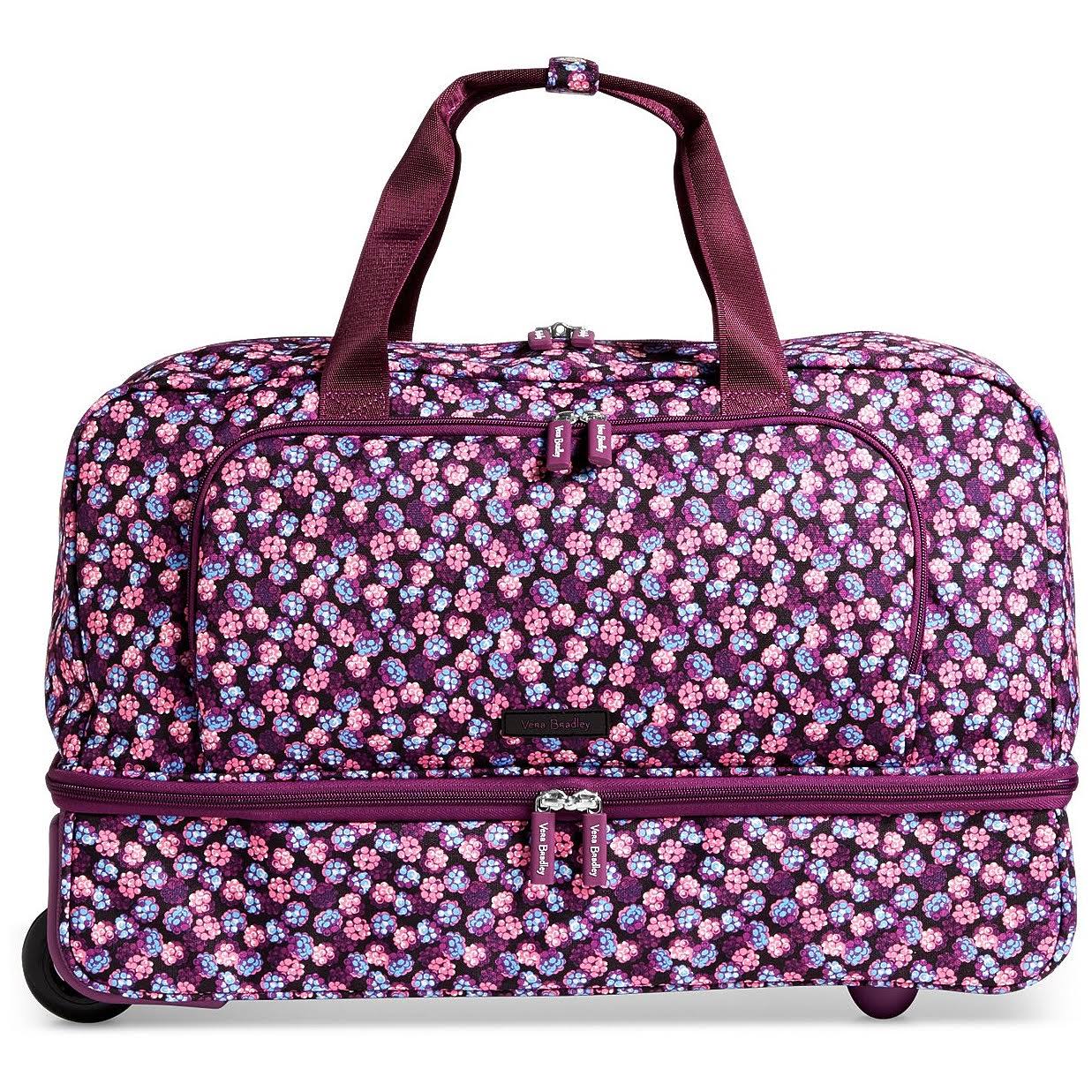 Vera Bradley Wheeled Carry on in Berry Burst