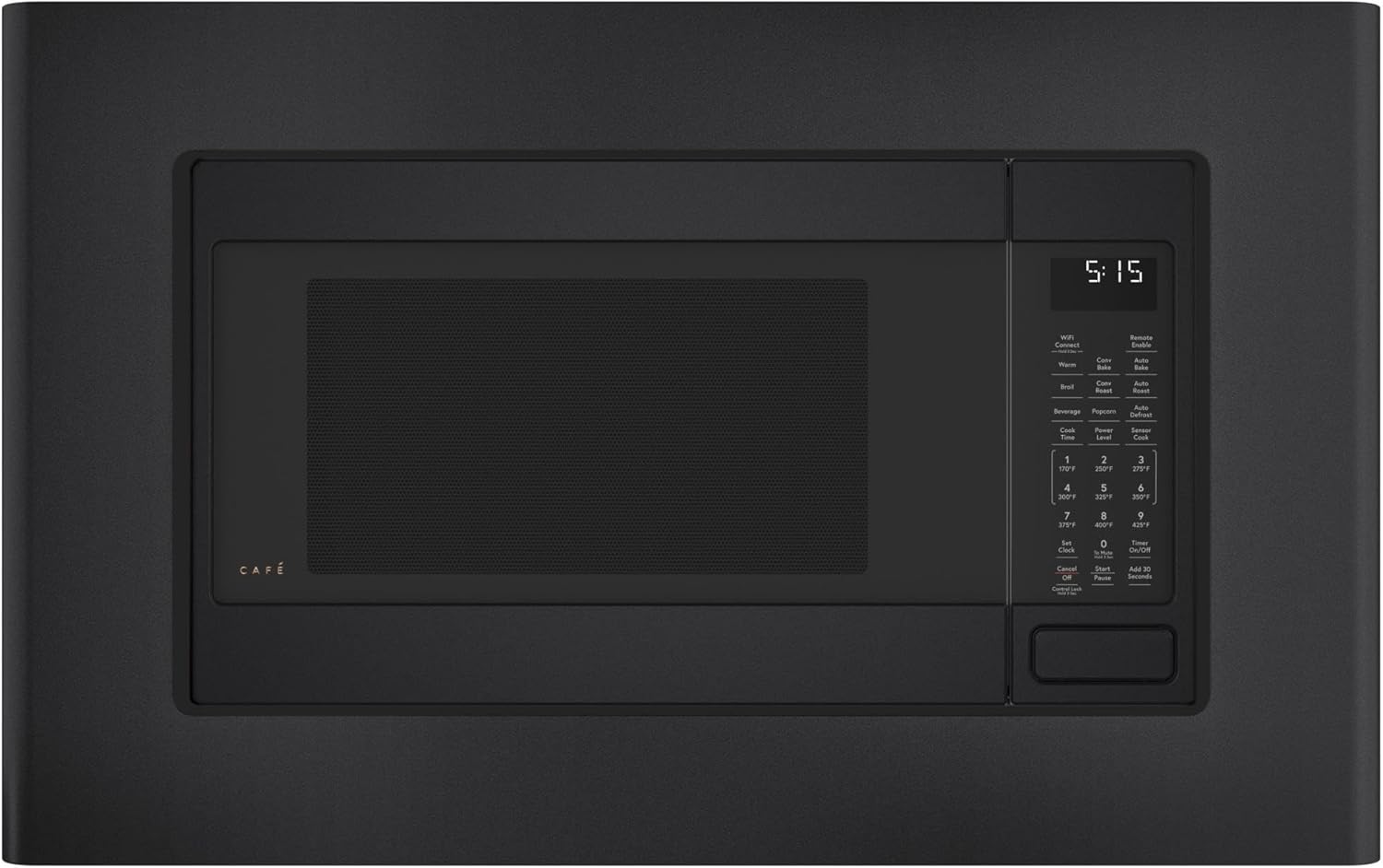 Cafe CEB515P4NWM Matte Collection Countertop Microwave Oven with 1.5 cu. ft. Capacity Convection 1000 Watts 10 Power Levels in Matte White