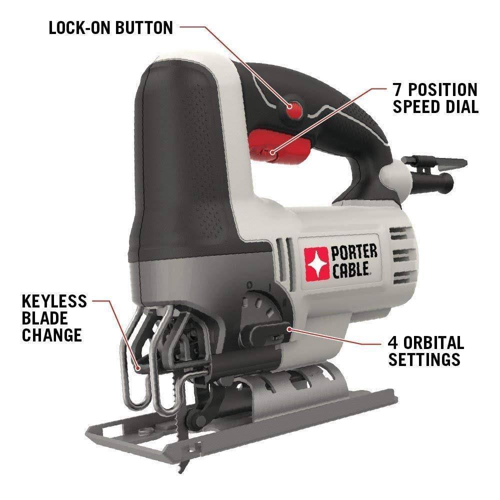 Porter-Cable PCE345 6-Amp Orbital Jig Saw