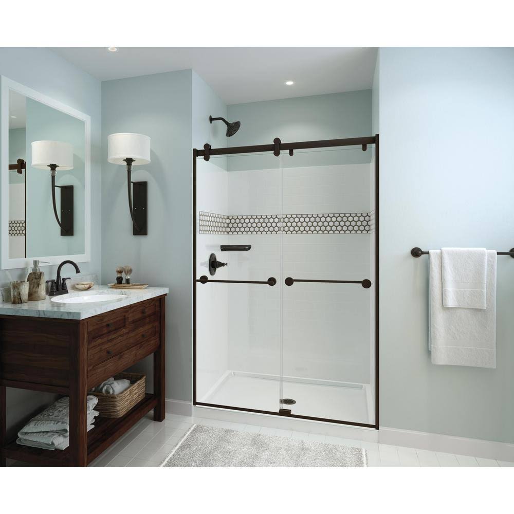 Delta Classic 400 Shower Floor u0026 Base 48 in. L x 34 in. D, White