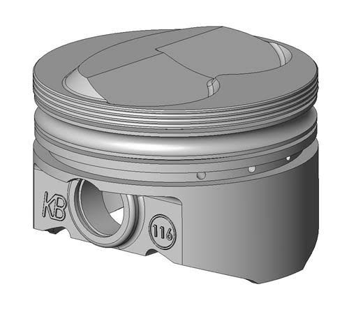 Keith Black/KB Pistons KB116-STD: Keith Black KB Performance Pistons