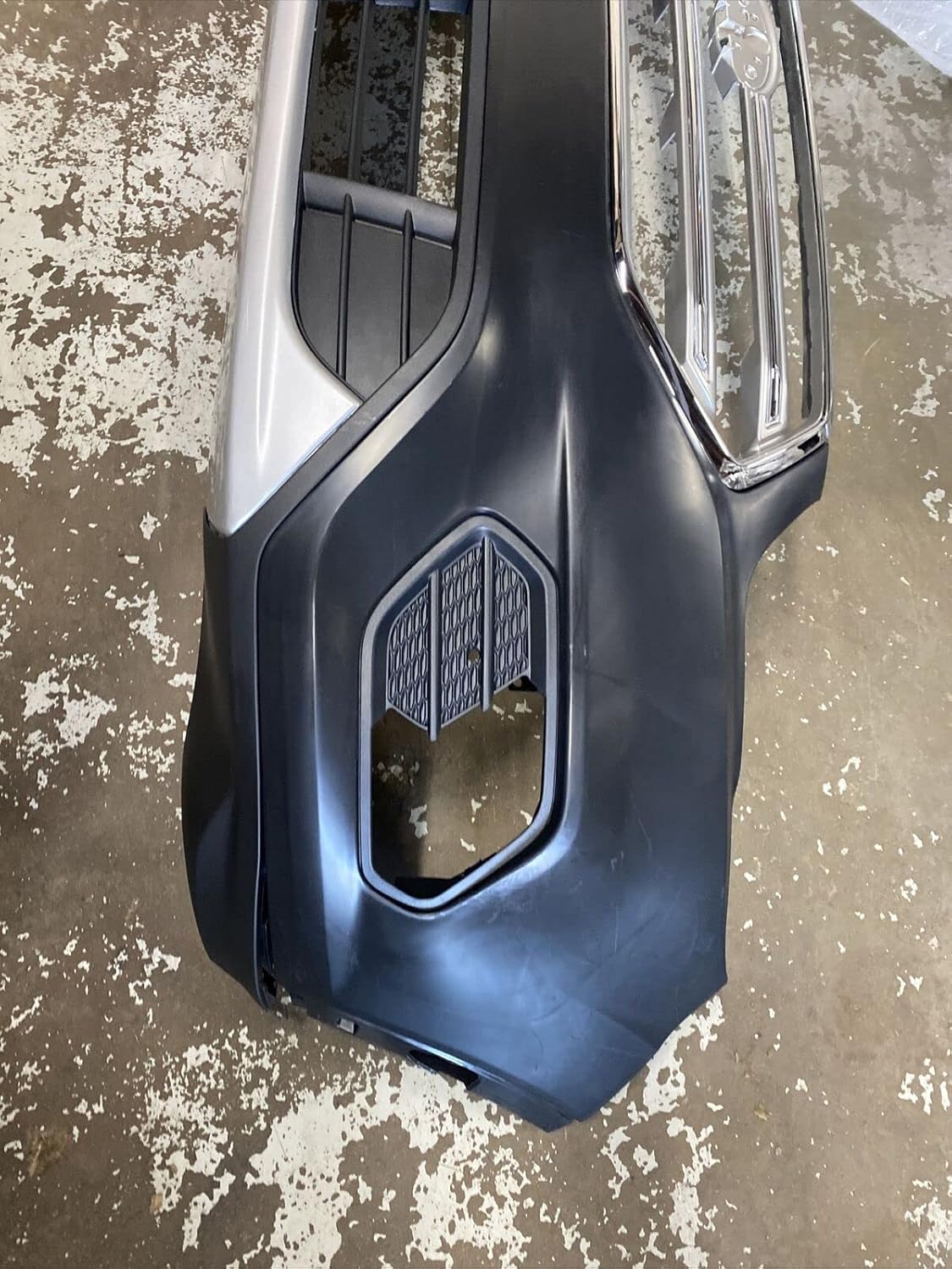 DARL Fits 2017 2018 2019 FORD ESCAPE FRONT BUMPER COVER UPPER / LOWER + Grilles Valance Covers