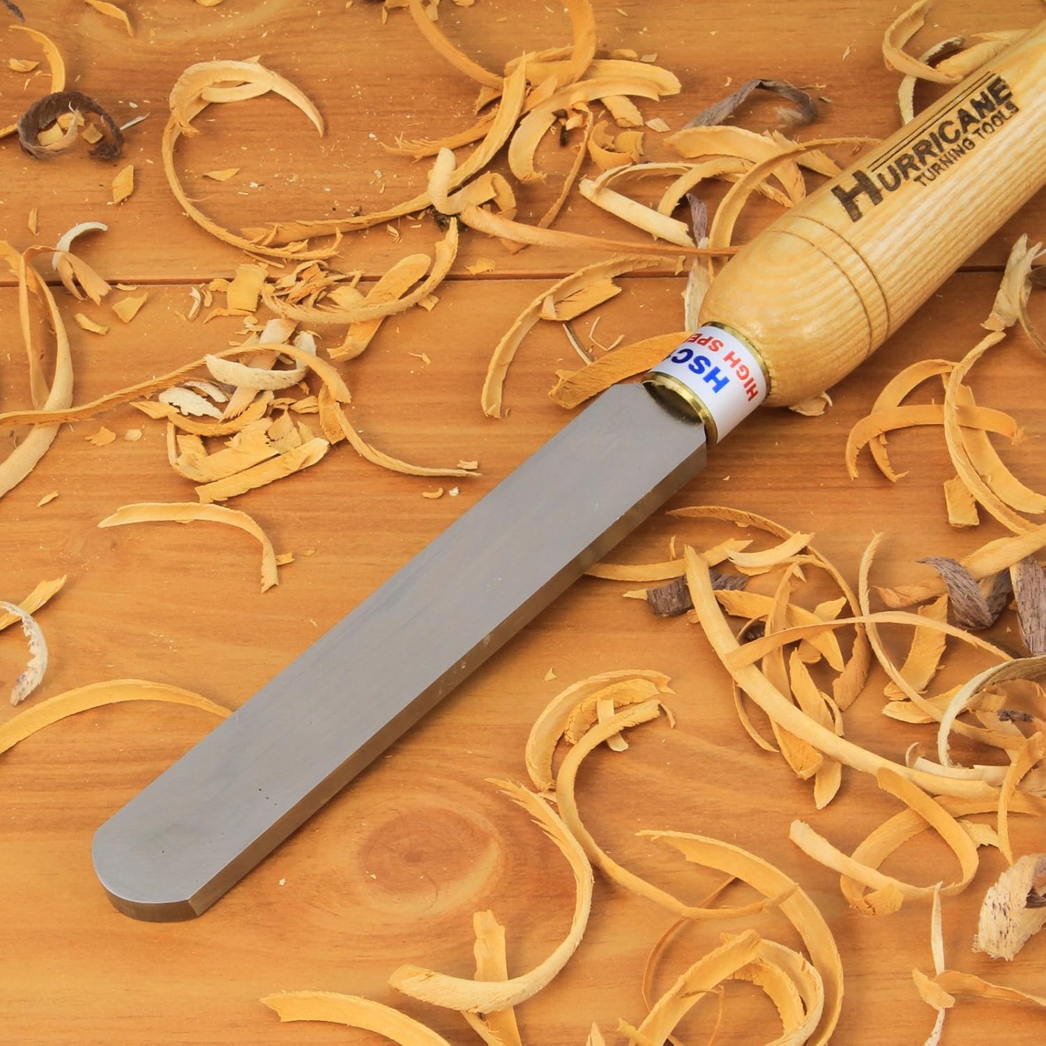 Hurricane Turning Tools, HSS, 3 Piece Round Nose Scraper Set (3/4", 1" and 1 1/2"), Standard Series Woodturning Tools
