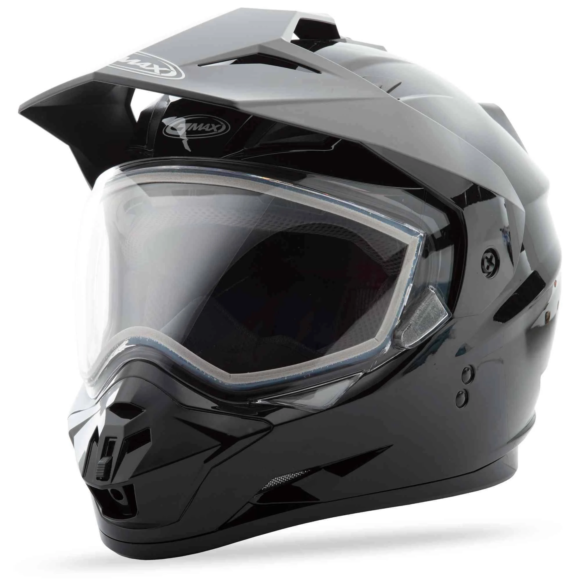 GMAX GM-11S Dual-Sport Snow Helmet Matte Black LG