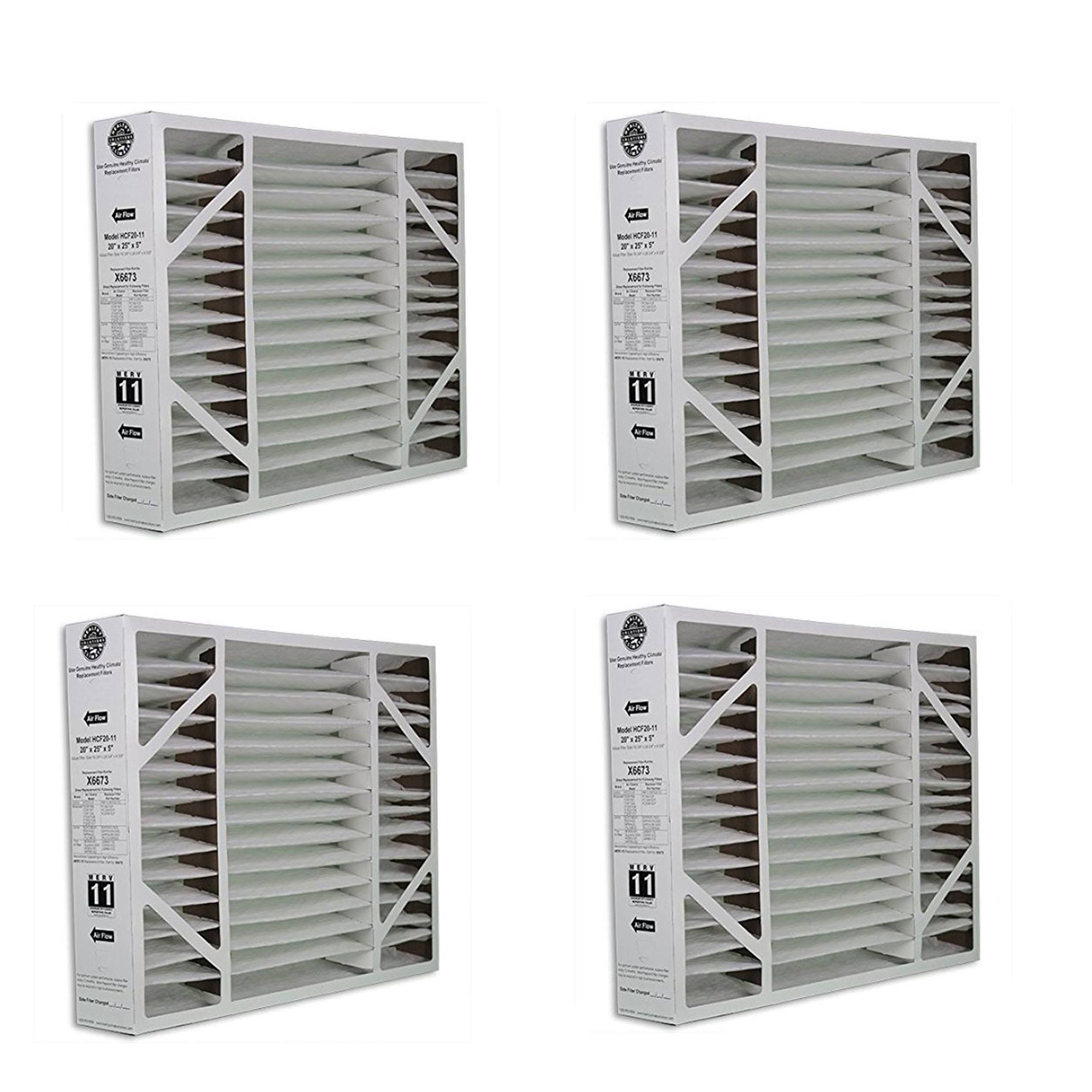 Lennox X6673 Climate Air Purifier 20x22x25x22x5x22 MERV 11 Filter Replacement (4 Pack)