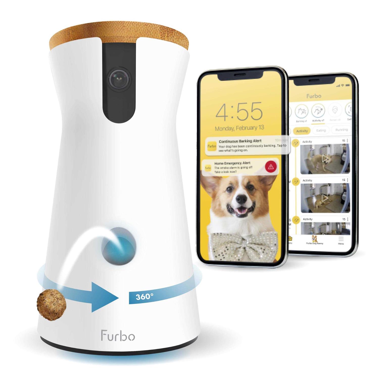 Furbo 360° Dog Camera w/Subscription Smart Camera Designed for Dogs - Pet Supplies online store