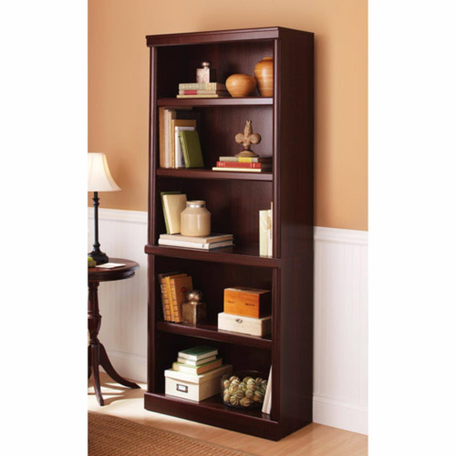 Better Homes and Gardens Ashwood Road 5-Shelf Bookcase Cherry