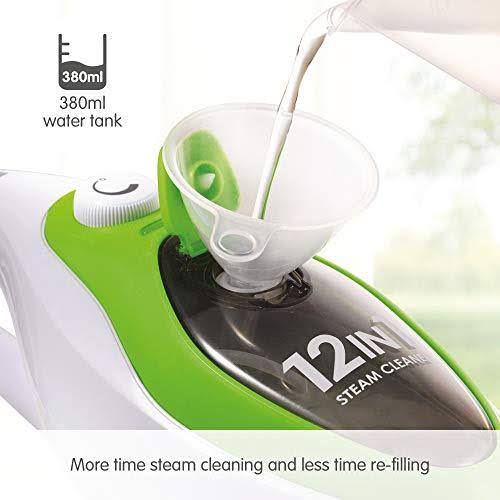 Morphy Richards 720512 12-in-1 Steam Cleaner, Kills