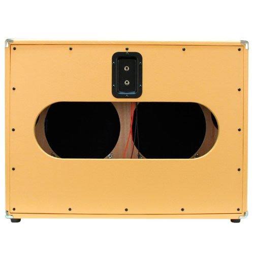 Seismic Audio Empty Orange Tolex 2x12x22 Guitar Speaker Cab Cabinet 212