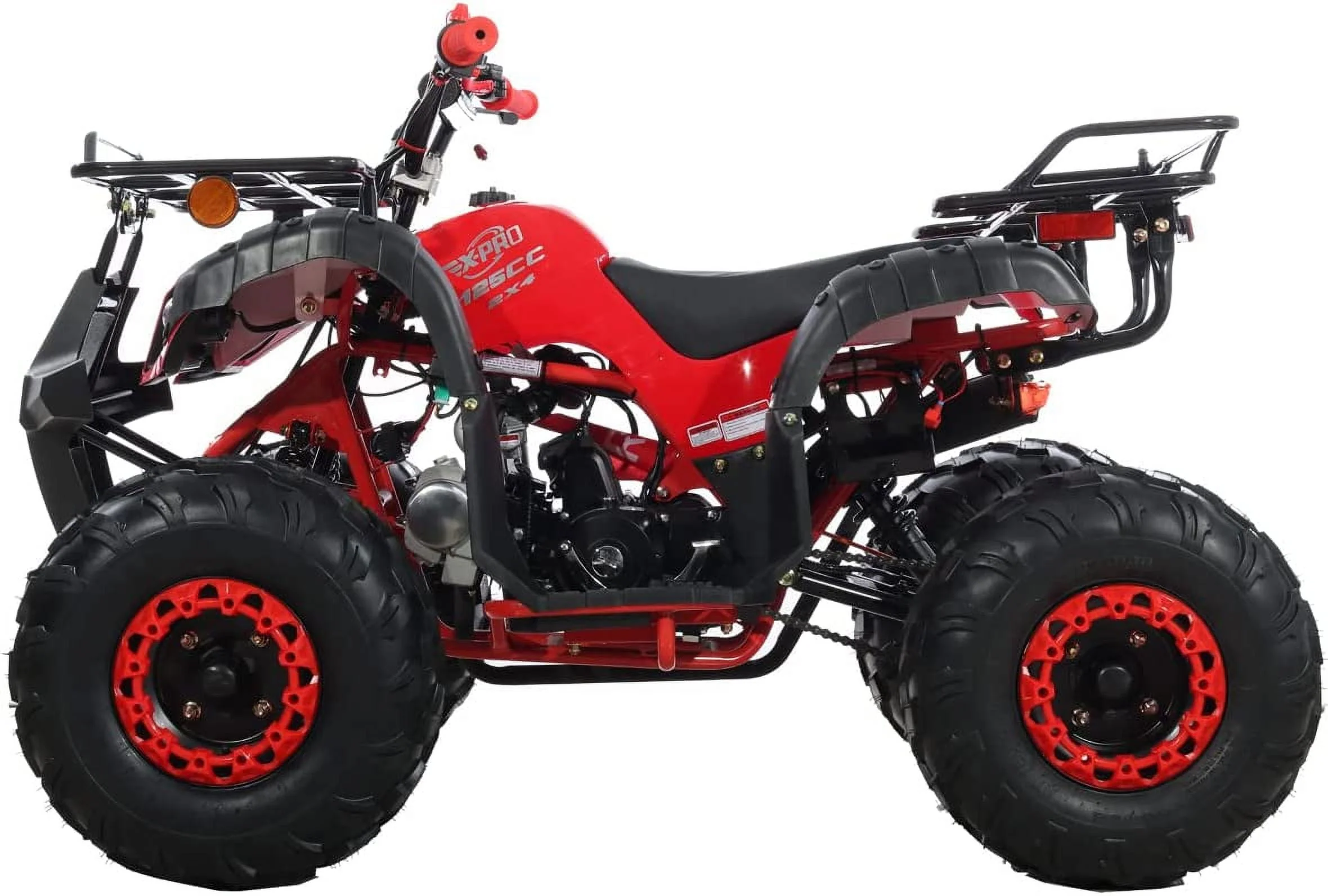 X-Pro Brand New 125cc Gas ATV, Automatic Transmission w/Reverse Remote Control Big 19/18 Tires