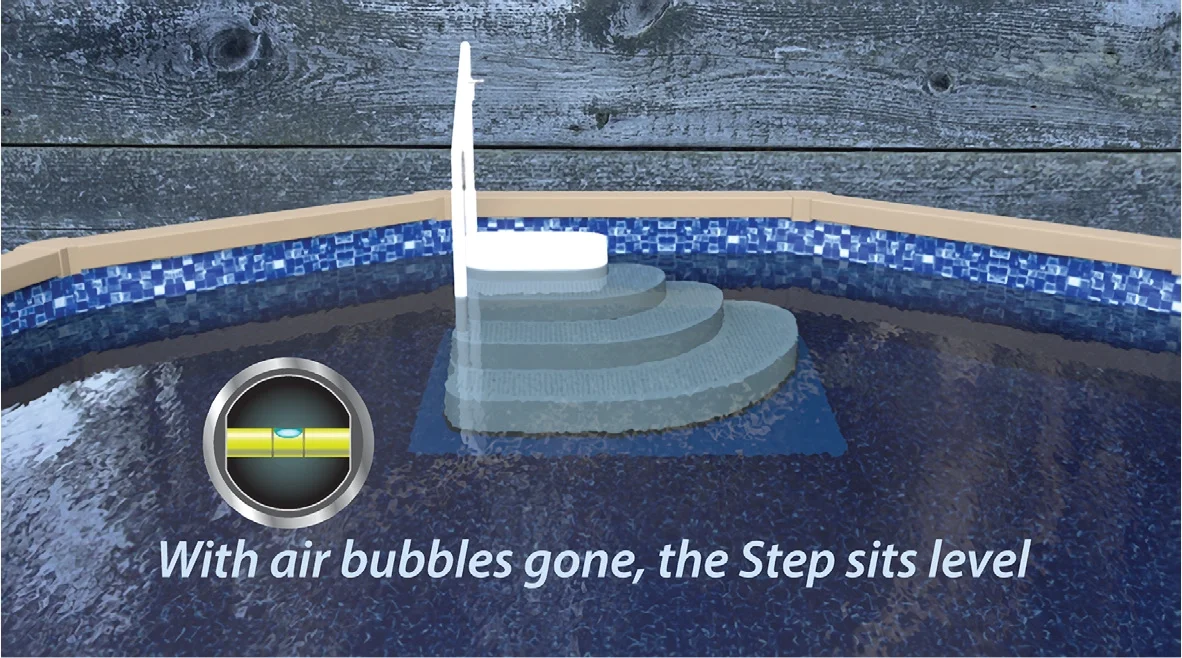 Aqua Select Resin Step in a Box Ultra Sturdy Steps, Blue