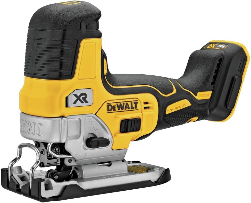 DEWALT 20V MAX Jig Saw, Barrel Grip, Tool Only (DCS335B) , Black