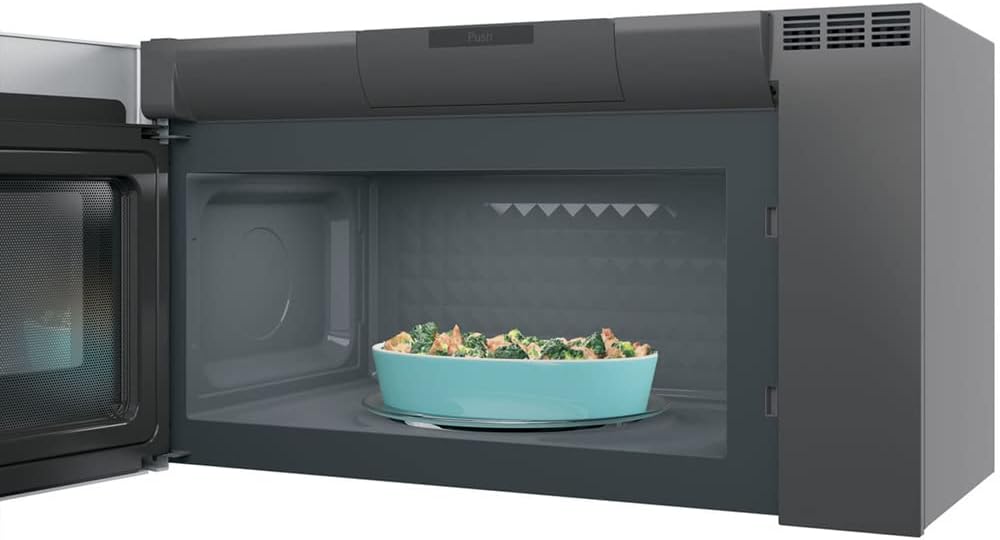 GE PVM9005SJSS Profile 2.1 Cu. Ft. Over-the-Range Sensor Microwave Oven Stainless Steel Bundle with 2 YR CPS Enhanced Protection Pack