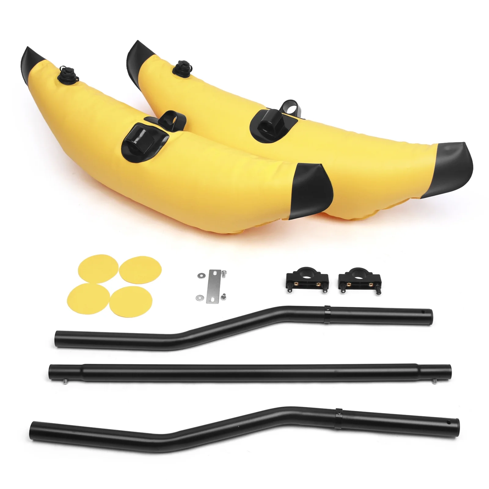 Eccomum Kayak PVC Inflatable Outrigger Float with Sidekick Arms Rod Kayak Boat Fishing Standing Float Stabilizer System Kit