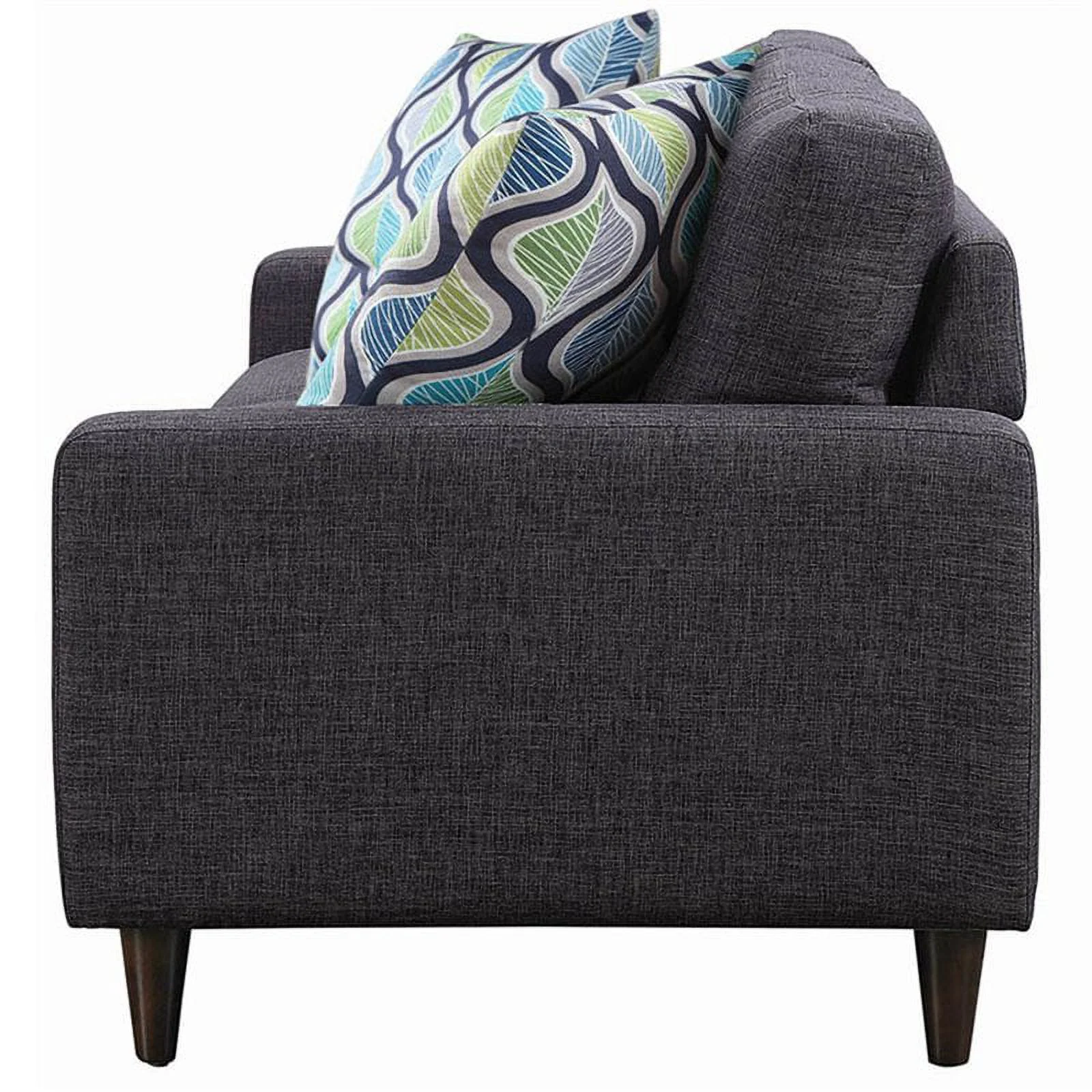 Watsonville 3-piece Cushion Back Living Room Set Grey