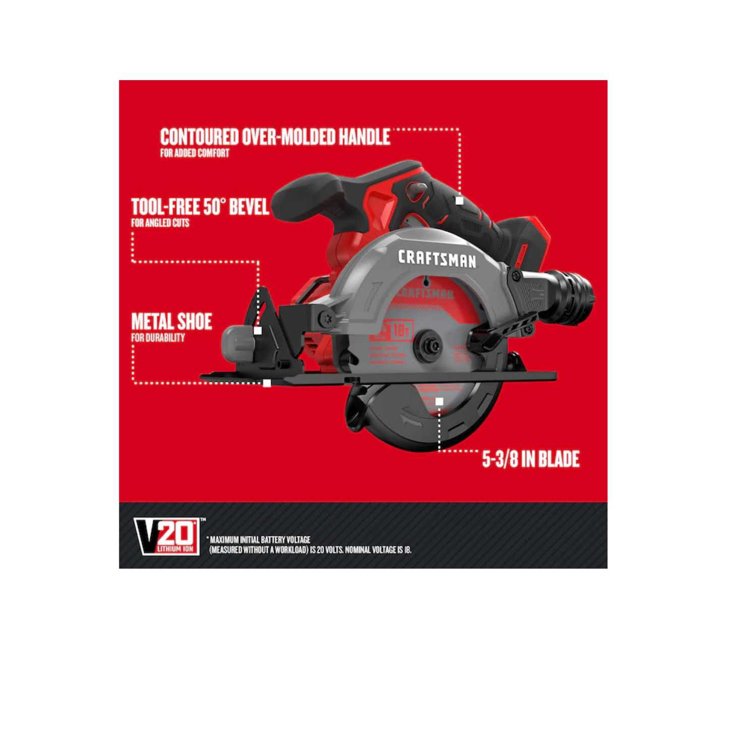 Craftsman 6-Tool Power Tool Combo Kit with Soft Case CMCK601D2 - Shop Hardware Tools Online Store