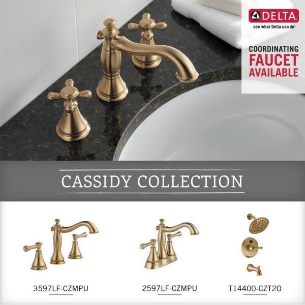 Delta Cassidy 5 Piece Bathroom Hardware Set Finish: Champagne Bronze