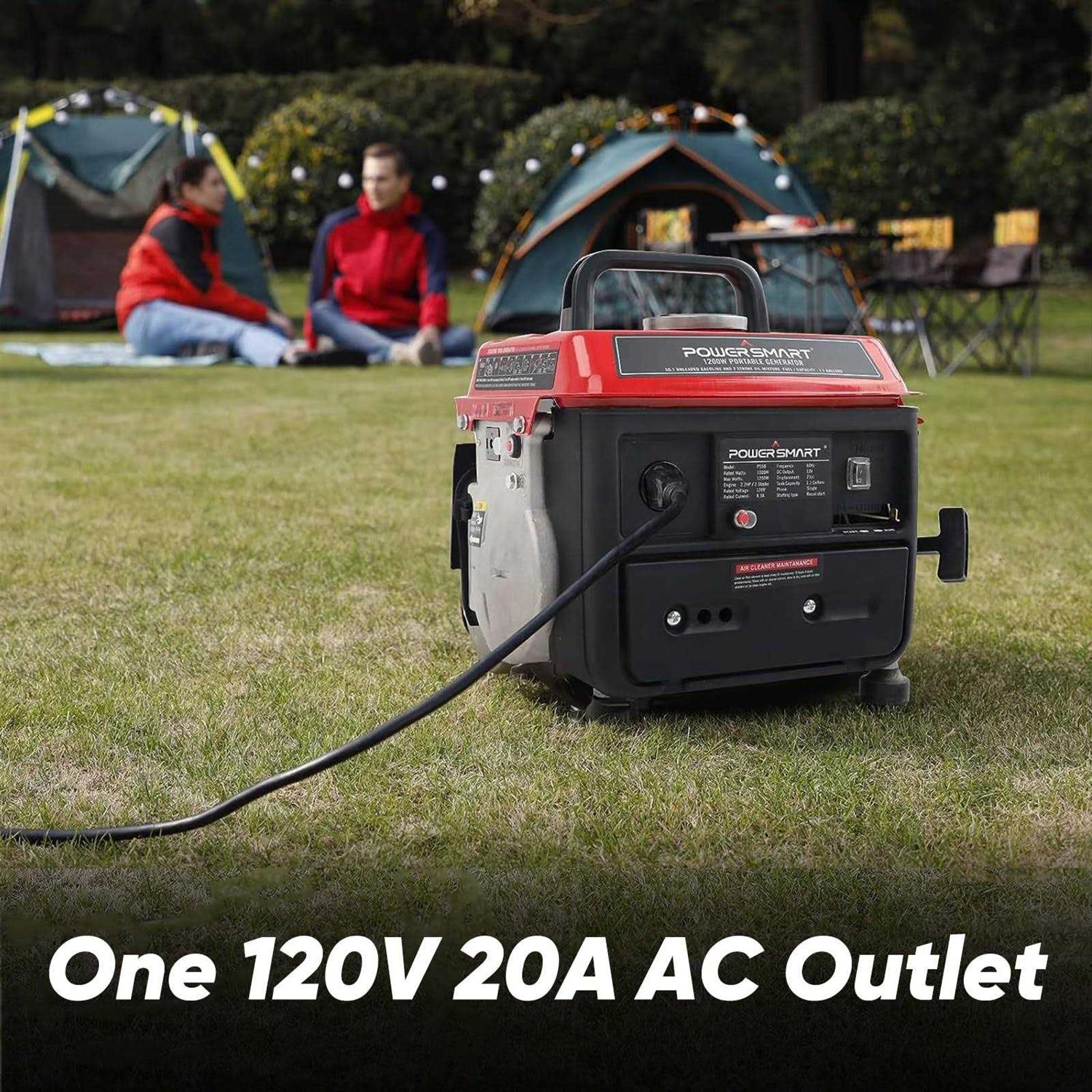 PowerSmart 1200W Portable Generator with 2-Stroke Engine - Shop Hardware Tools Online Store