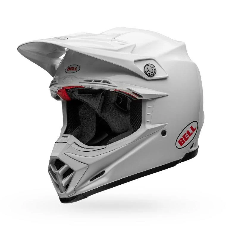 Bell Moto-9 Carbon Flex Helmet Medium Solid White