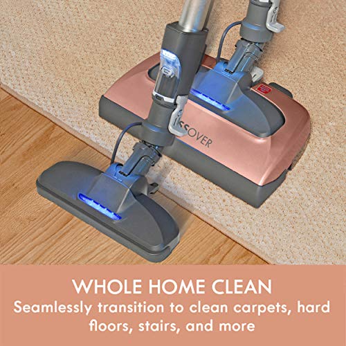 Kenmore Pet Friendly Lightweight Bagged Canister Vacuum Cleaner with Extended Telescoping Wand, HEPA, 2 Motors, Retractable Cord, and 4 Cleaning Tools, Blue