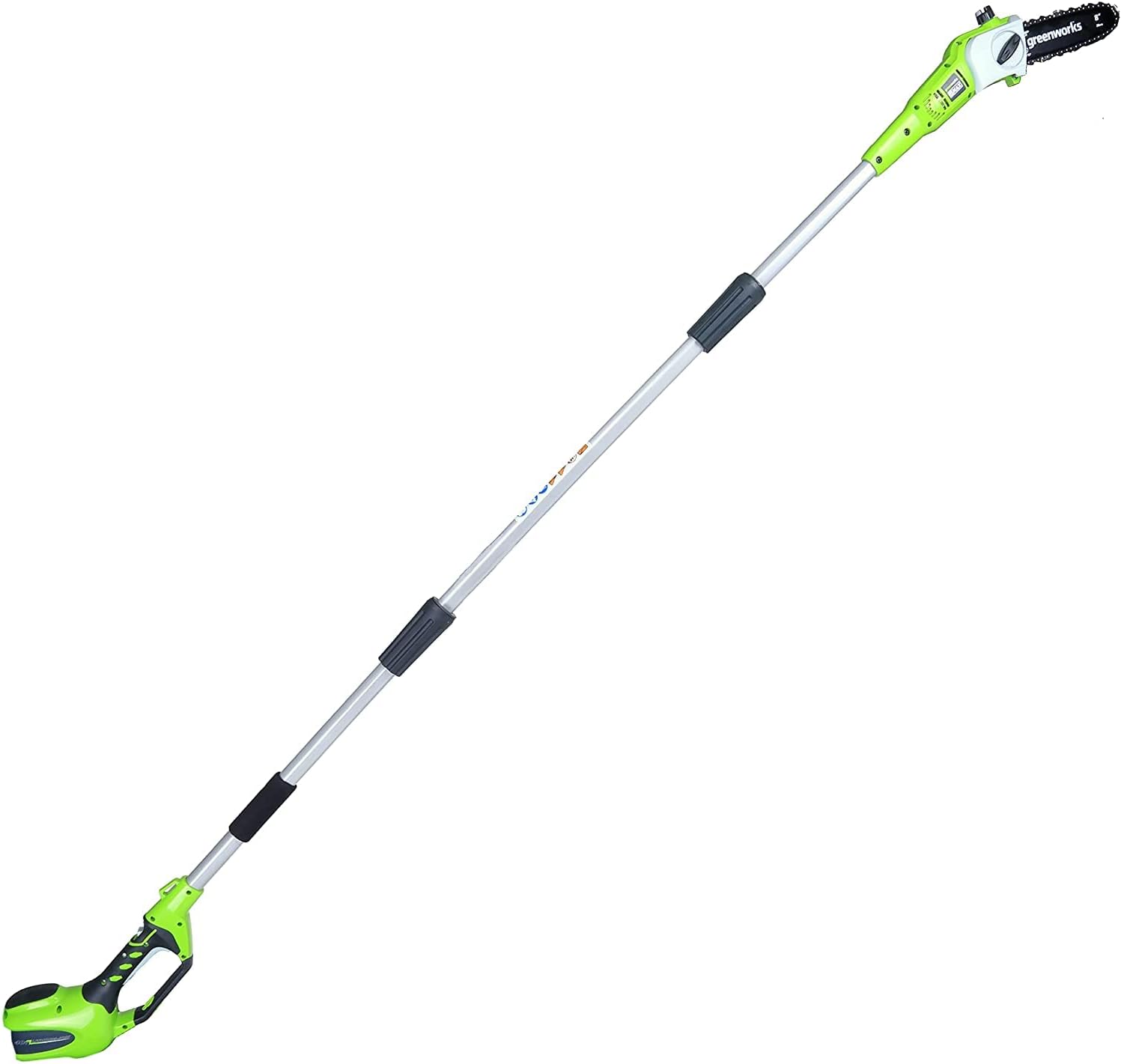Greenworks 40V 8-Inch Cordless Pole Saw, Battery and Charger Not Included, 20302 Pack of 2