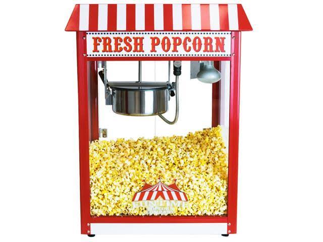 Funtime FT8000CP 8 oz Commercial Carnival Bar Style Popcorn Popper Machine