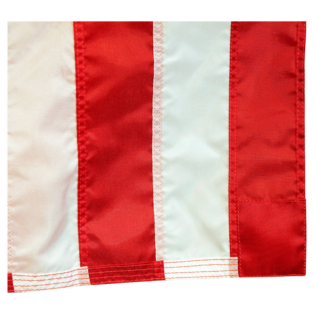 American Flag 10& x 19& Sewn Polyester by Valley Forge Flag - Top Header Only