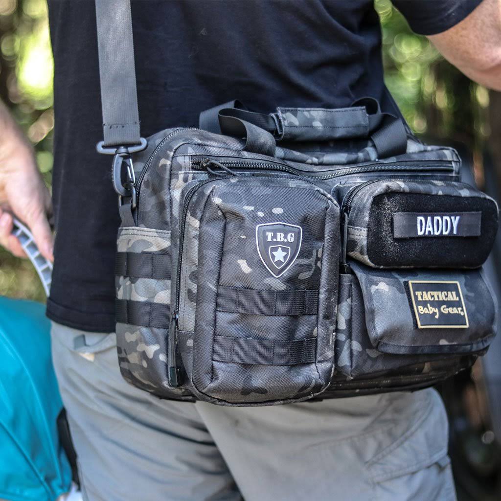 Tactical Baby Gear Deuce 2.0 Diaper Bag + Changing Mat in Coyote Brown