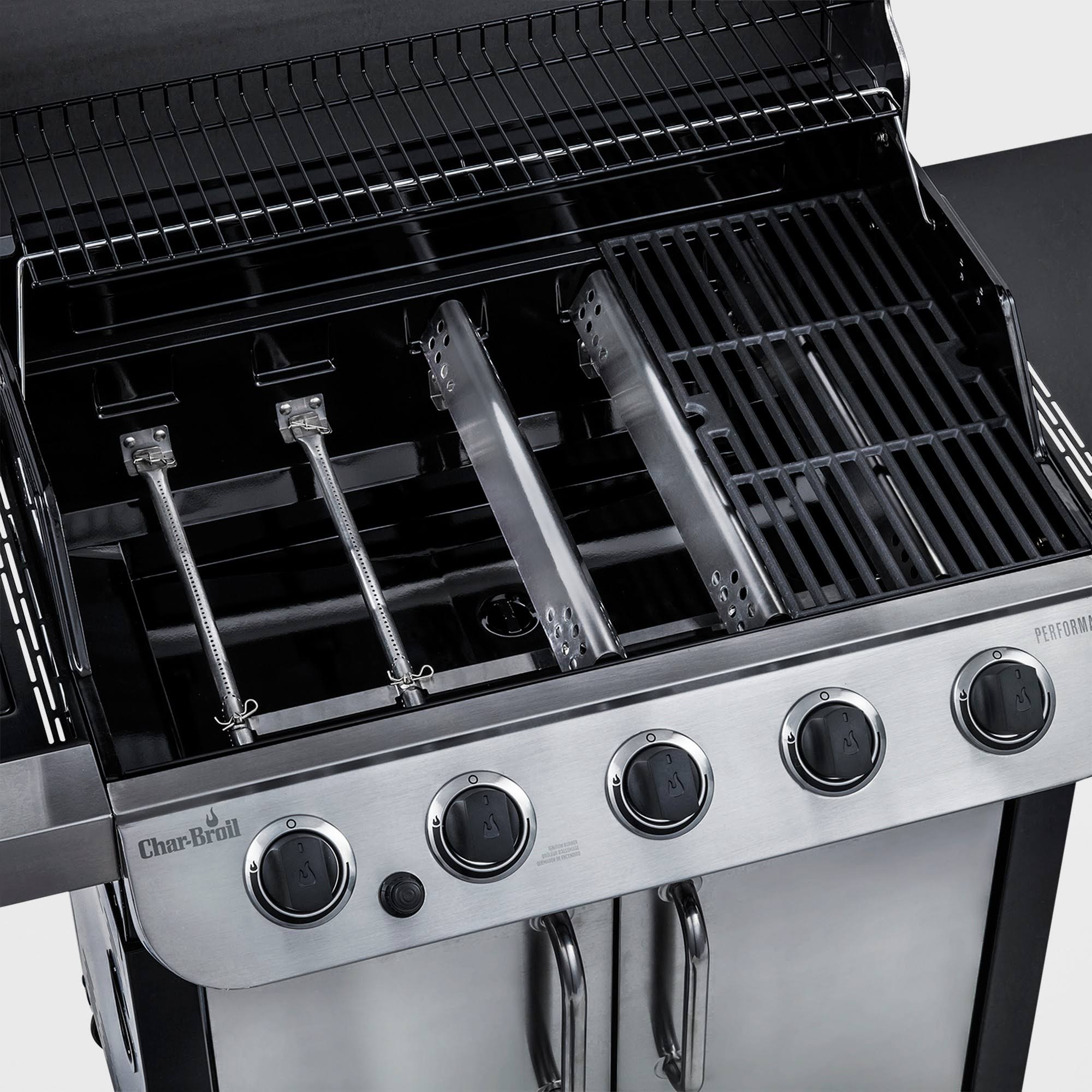 Char-Broil Performance 550 5 Burner Cabinet - Black/Silver