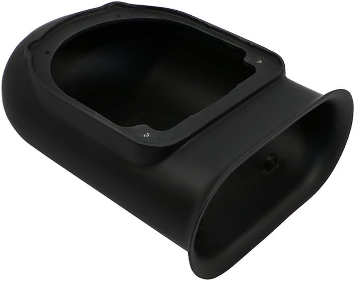 Black Aluminum Polished Fins Hilborn Style Finned Hood Air Scoop Kit Single 4BBL