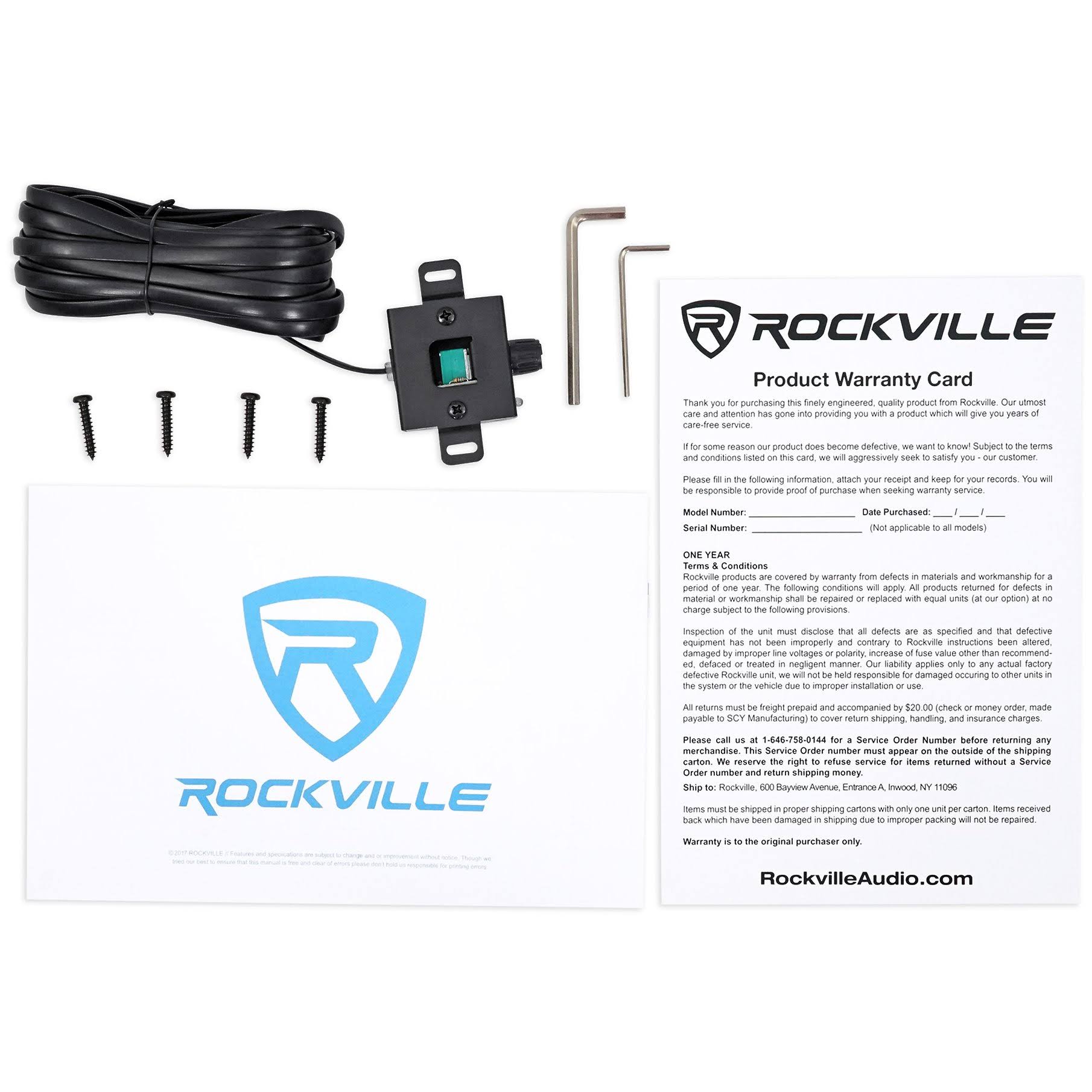 Rockville DB16 8000 Watt/4000w RMS Mono Class D 2 Ohm Amplifier Car Audio