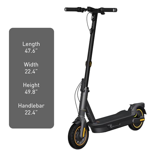 Segway Ninebot MAX Electric Kick Scooter w/Powerful Motor, Long Miles Range, 18.6 & 22mph Top Speed, Dual Suspension (MAX G2 Only), Scooter for Adults UL-2271 2272 Certified