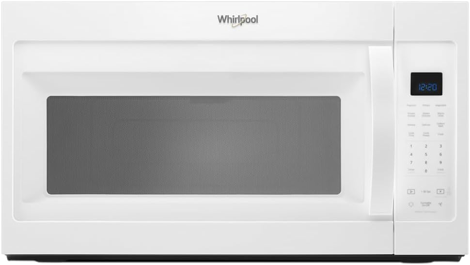 Whirlpool 1.9 cu. ft. Over The Range Microwave in White with Sensor Cooking and Steam