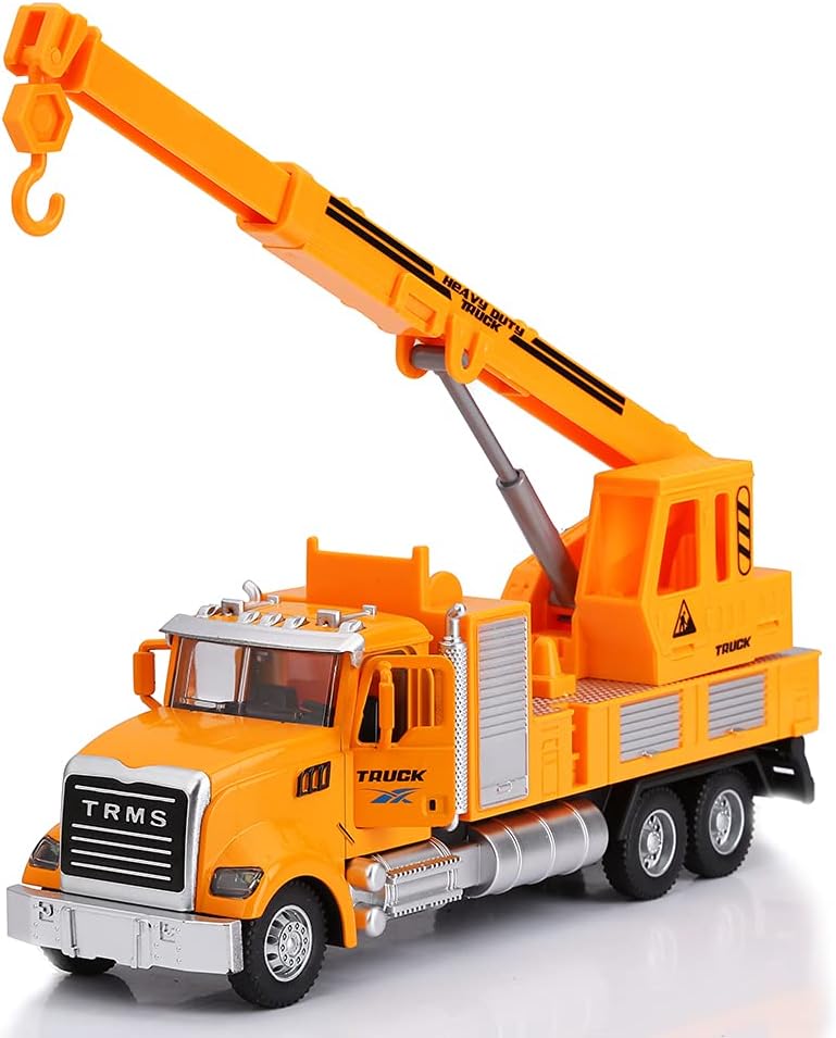 Mixer Car Toy Trucks with Lights and Sounds Metal Toy Trucks for Boys Kids Ages 3 and up
