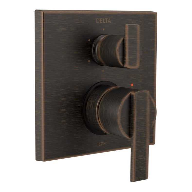 Delta Ara Angular Modern Monitor 14 Series Valve Trim with 6-Setting Integrated Diverter T24967 - Shop Hardware Tools Online Store