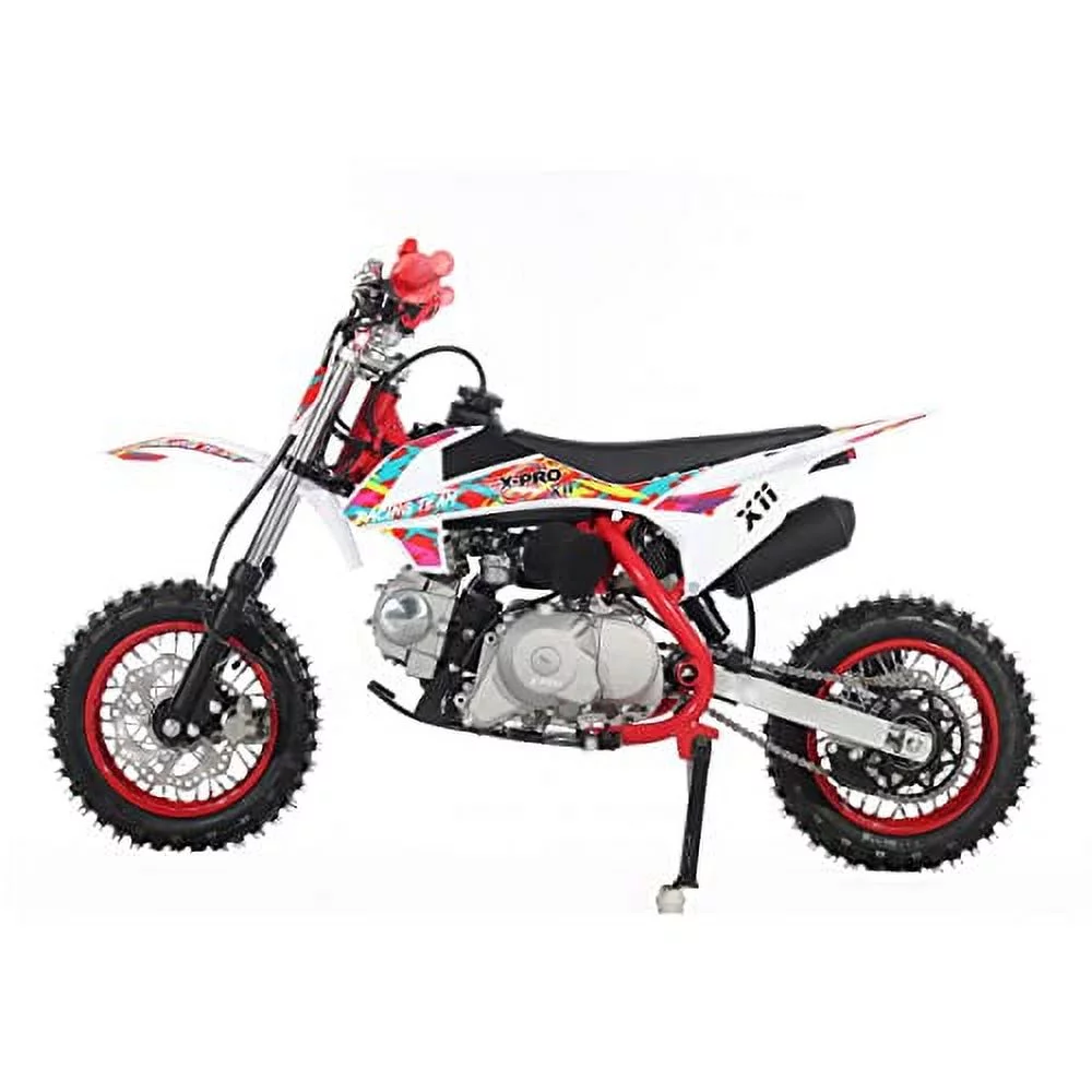 X-Pro Brand New X11 110cc Gas Pit Dirt Bike with Automatic Transmission, E-Start, 10" Wheels!