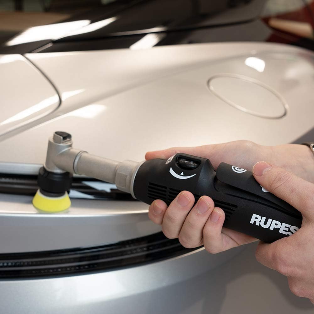 Detail King Rupes Nano Long Neck I-Brid Kit - Compounds - Microfiber Towels - Foam Pads - Battery Charger - Rupes Polisher Case & More