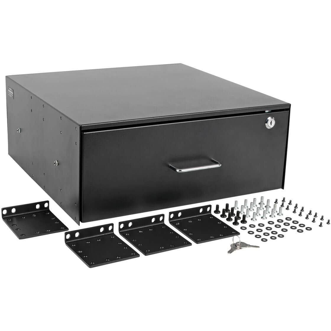 Tripp Lite 4U Locking Rackmount Storage Drawer Rack Enclosures/ Open Frame Rack storage drawer