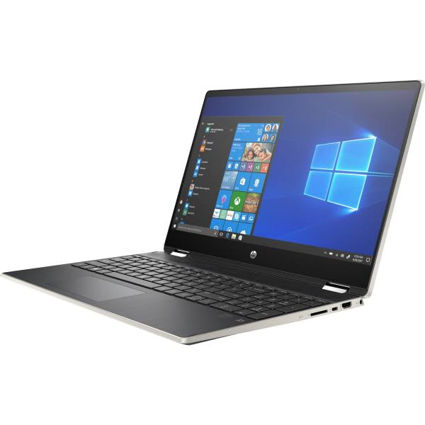 HP Pavilion x360 15-dq0077nr 15.6″ Convertible Notebook - Core i5 8265U 1.6 GHz - 8 GB RAM - 256 GB SSD - Natural Silver/Ash Sil