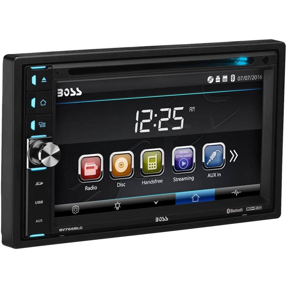 BOSS BV765BLC In-dash DVD Receiver - Display