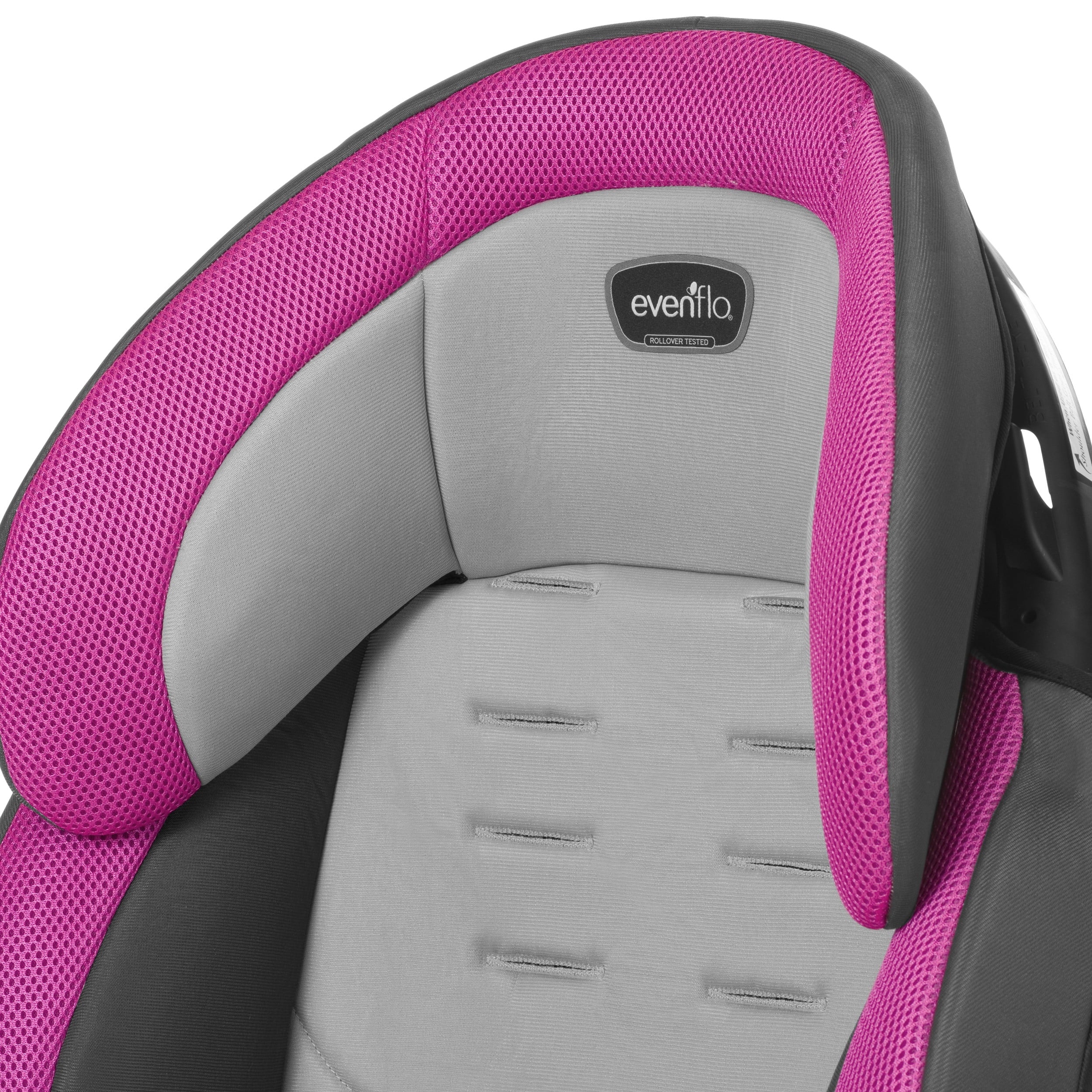 Evenflo Chase Plus 2-in-1 Booster Car Seat (Geneva Pink)