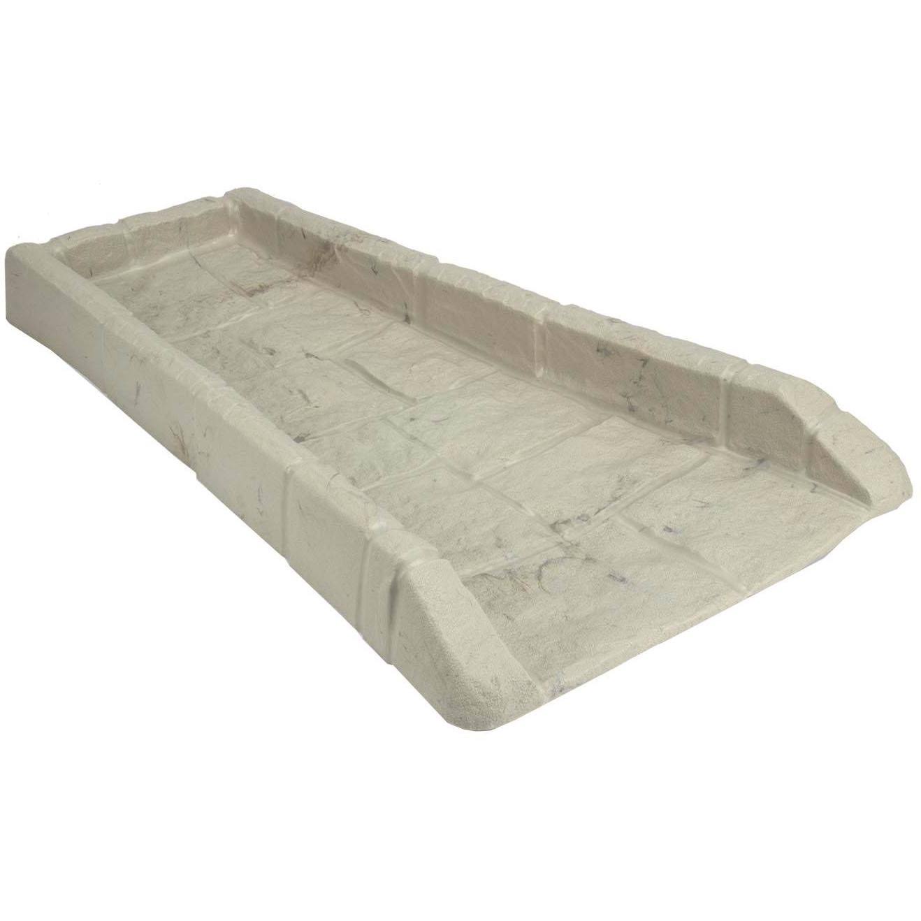 Suncast SB24 Decorative Rain Gutter Downspout Splash BLOCK, Light Taupe (6 Pack)